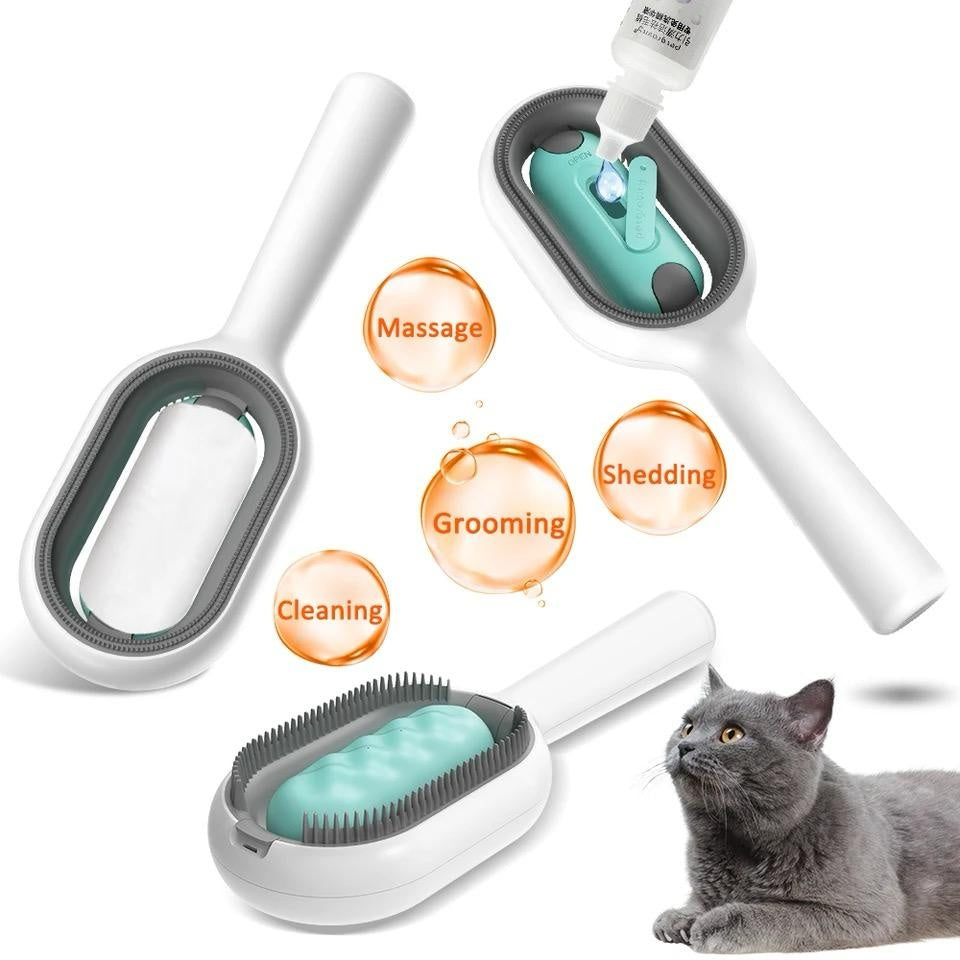 Pet Dematting Grooming Brush Comb For Hair Removal And Cleaning