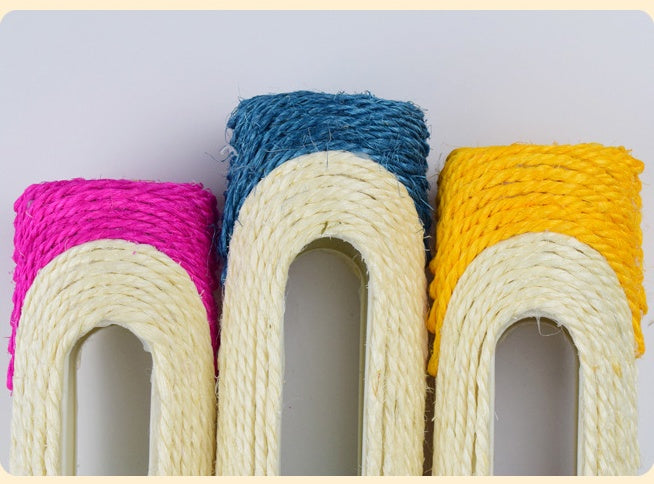 Long Sisal Drum Pet Chew Toy Set of Three