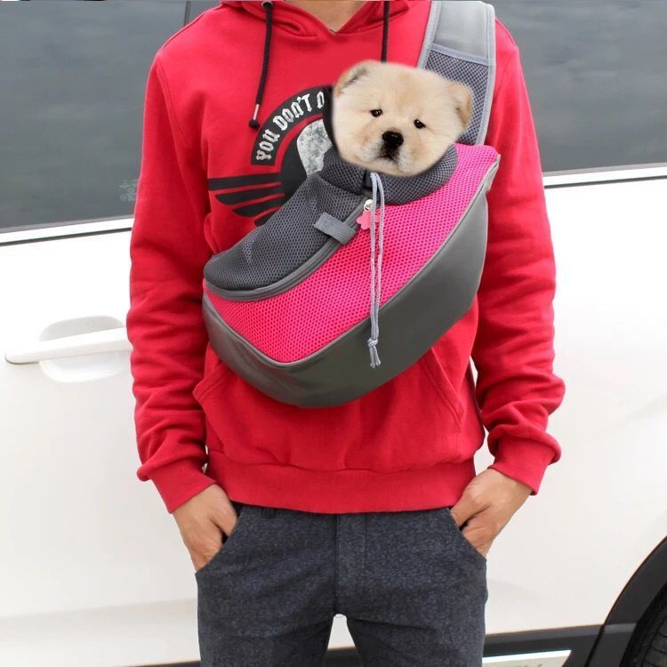 Outdoor Mesh Pet Travel Carrier Sling Comfortable Shoulder Bag
