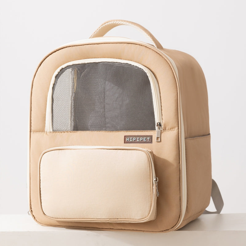 Breathable Pet Travel Backpack Comfortable Mesh Window Carrier