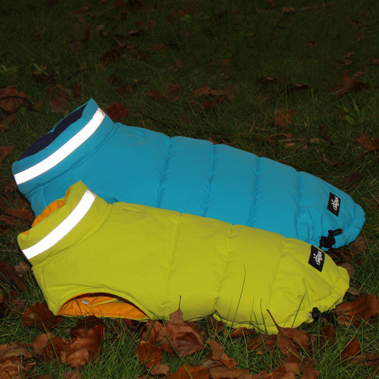 Thickened Waterproof Outdoor Pet Jacket Double-Sided Reflective