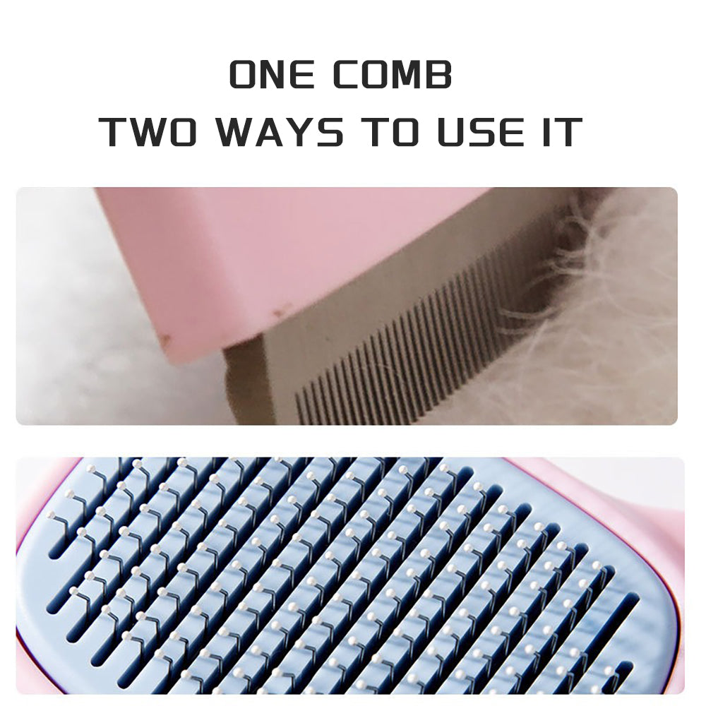 Pet Deshedding Grooming Brush Hair Removal Comb For Pets