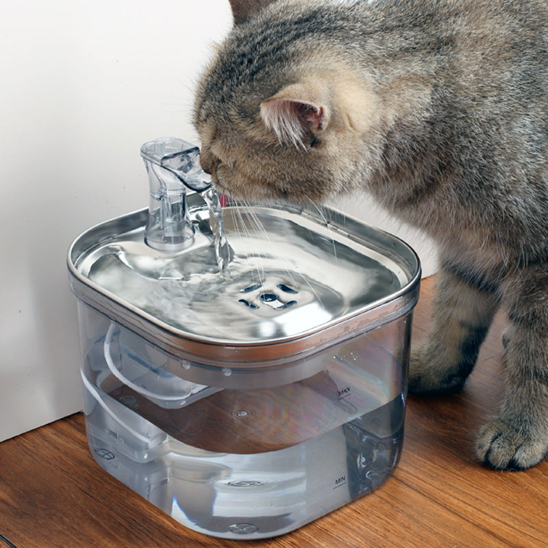Stainless Steel Automatic Pet Water Fountain Intelligent Dispenser