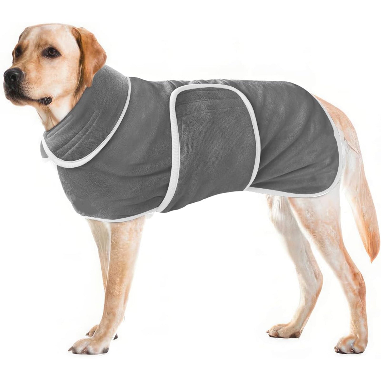Super Absorbent Pet Bathrobe Towel Coat Outfit for Pets