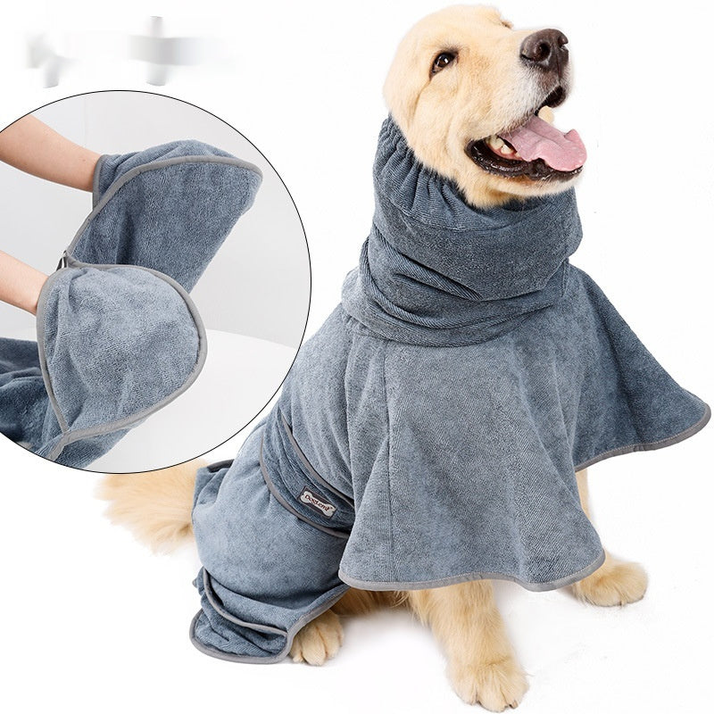 Pet Cotton Bath Towel Highly Absorbent Quick-Drying