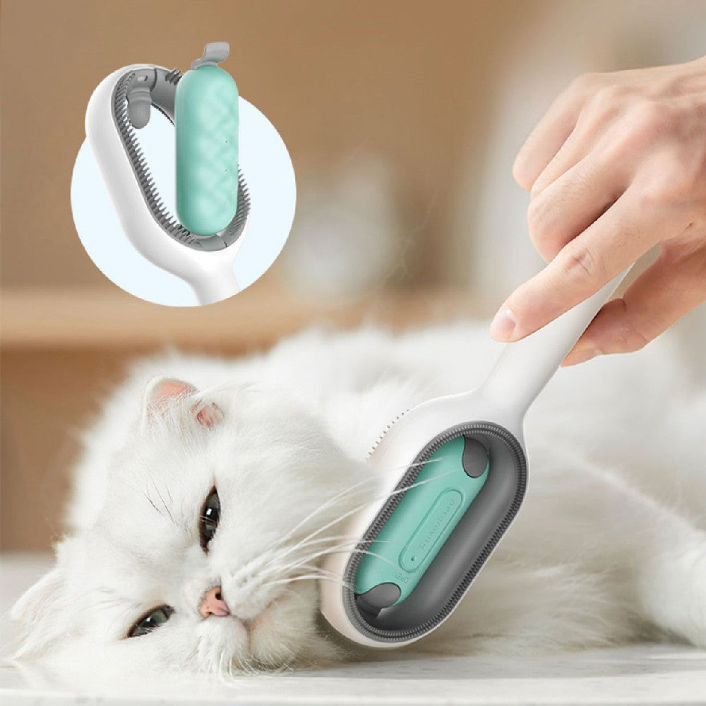 Pet Dematting Grooming Brush Comb For Hair Removal And Cleaning