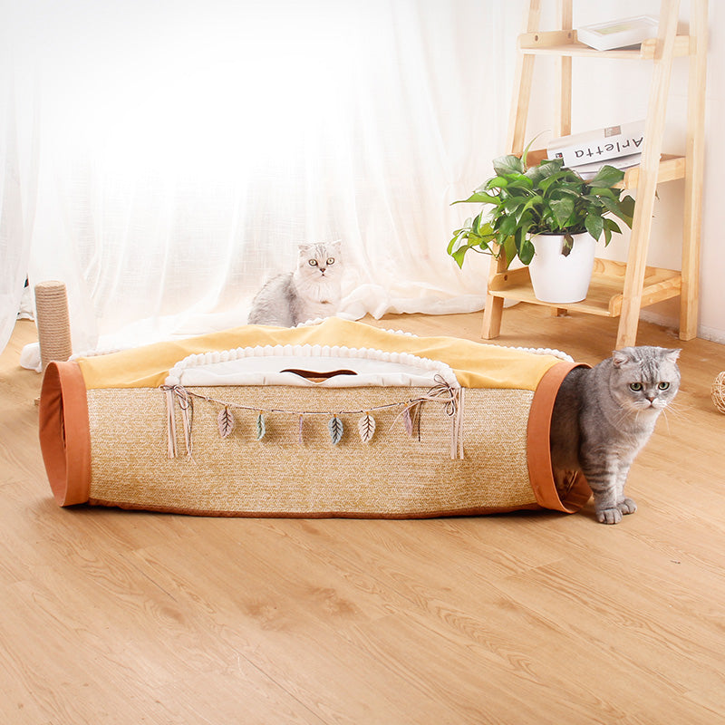 Interactive Pet Tunnel Toy Net Design Play Toy